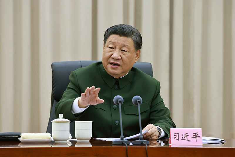 11月29日，中共中央总书记、国家主席、中央军委主席习近平到武警海警总队东海海区指挥部视察。这是习近平发表重要讲话。